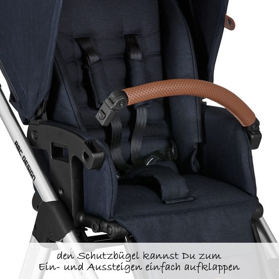 ABC Design Combi stroller Viper 4 - incl. carrycot and sport seat - Shadow