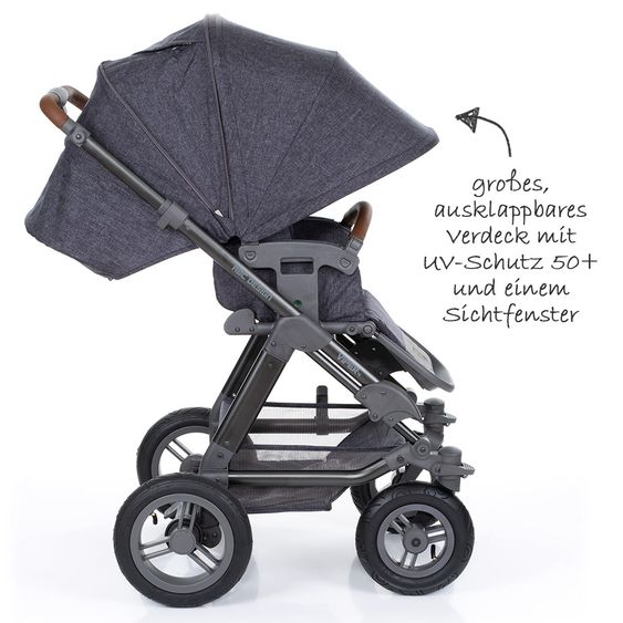 ABC Design Kombi-Kinderwagen Viper 4 - inkl. Babywanne und Sportsitz - Street