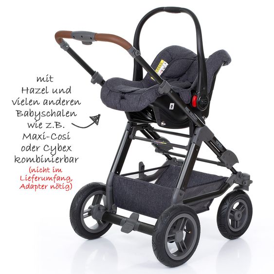 ABC Design Kombi-Kinderwagen Viper 4 - inkl. Babywanne und Sportsitz - Street