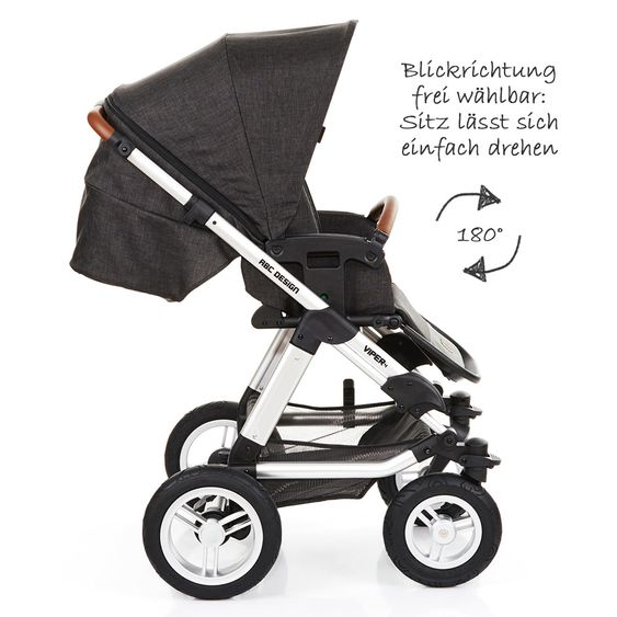 ABC Design Kombi-Kinderwagen Viper 4 - Piano