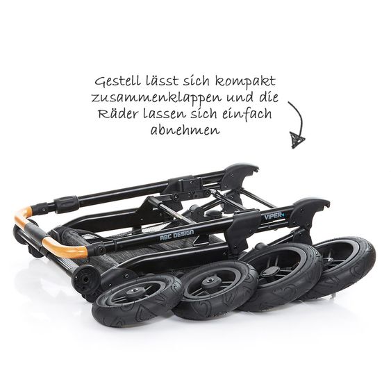 ABC Design Kombi-Kinderwagen Viper 4 - Sonderserie Wood