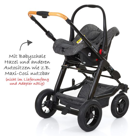 ABC Design Kombi-Kinderwagen Viper 4 - Sonderserie Wood
