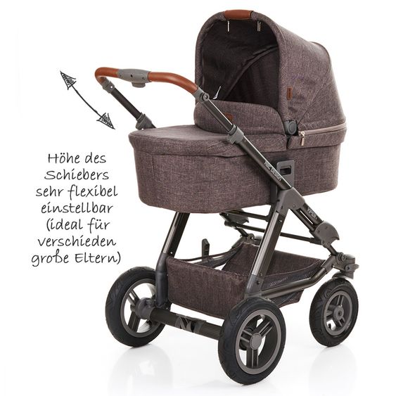 ABC Design Kombi-Kinderwagen Viper 4 - Walnut