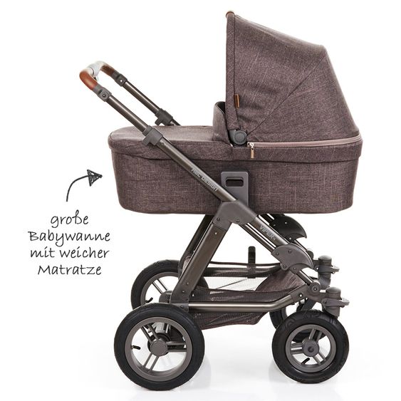 ABC Design Kombi-Kinderwagen Viper 4 - Walnut