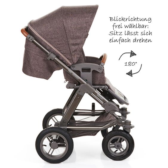 ABC Design Kombi-Kinderwagen Viper 4 - Walnut