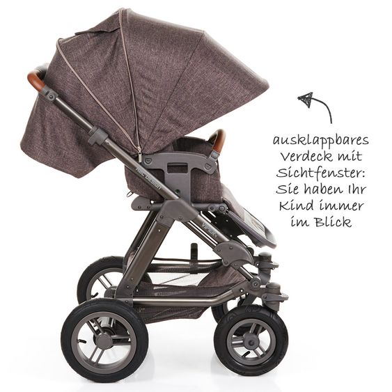 ABC Design Kombi-Kinderwagen Viper 4 - Walnut