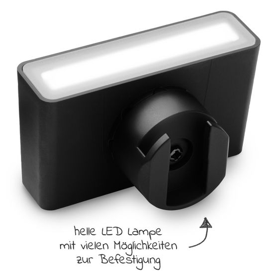 ABC Design LED Kinderwagen Licht / Sicherheits- Beleuchtung inkl. Akku und USB Ladefunktion