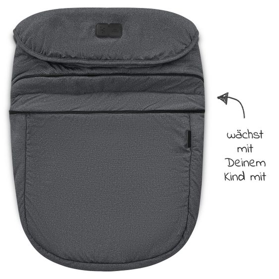 ABC Design Mitwachsende Beindecke für Kinderwagen - Diamond Edition - Bubble