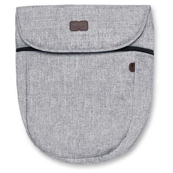 ABC Design Mitwachsende Beindecke für Kinderwagen - Graphite Grey