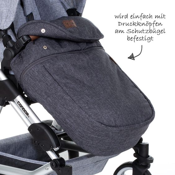 ABC Design Mitwachsende Beindecke - Street