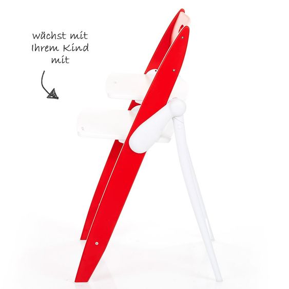 ABC Design Mitwachsender Hochstuhl Hopper - Cranberry