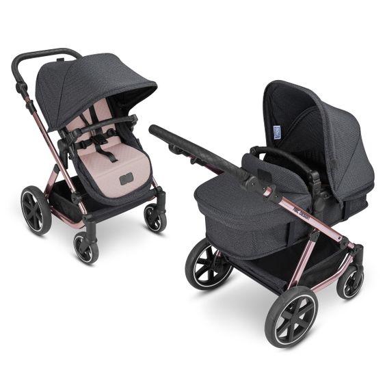 ABC Design Puppenwagen Migno - ab 3 Jahre - Diamond Edition - Bubble