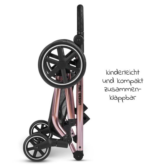 ABC Design Puppenwagen Migno - ab 3 Jahre - Diamond Edition - Bubble