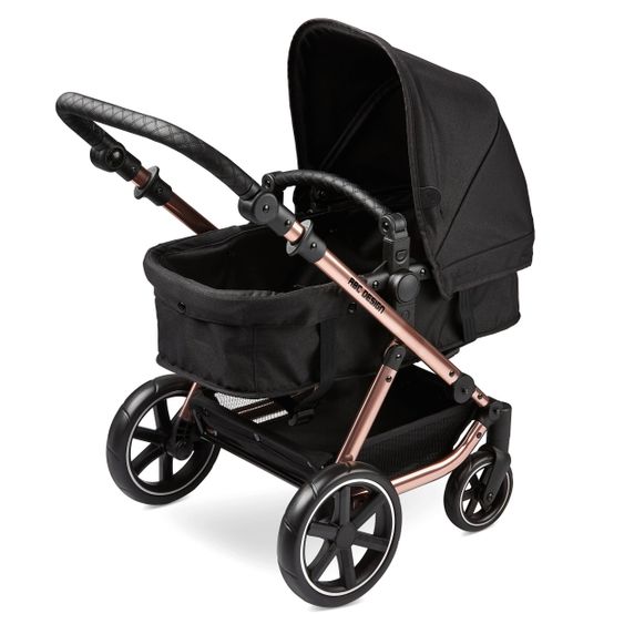 ABC Design Puppenwagen Migno - ab 3 Jahre - Diamond Edition - Rose Gold