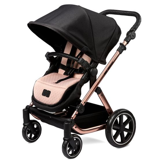 ABC Design Puppenwagen Migno - ab 3 Jahre - Diamond Edition - Rose Gold