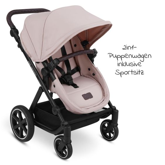 ABC Design Puppenwagen Migno - ab 3 Jahre - Pure Edition - Berry