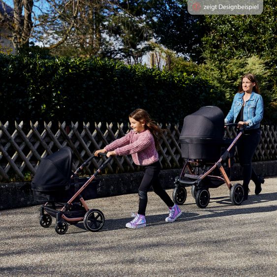 ABC Design Puppenwagen Migno - ab 3 Jahre - Pure Edition - Berry