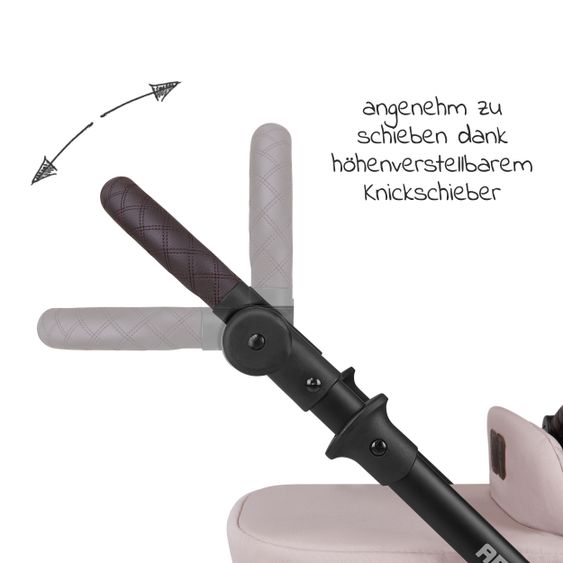 ABC Design Puppenwagen Migno - ab 3 Jahre - Pure Edition - Berry