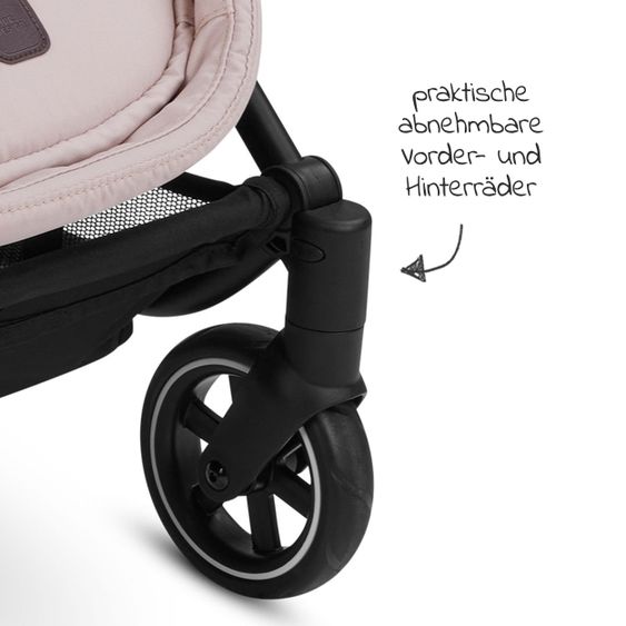 ABC Design Puppenwagen Migno - ab 3 Jahre - Pure Edition - Berry