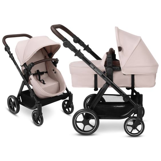 ABC Design Puppenwagen Migno - ab 3 Jahre - Pure Edition - Berry