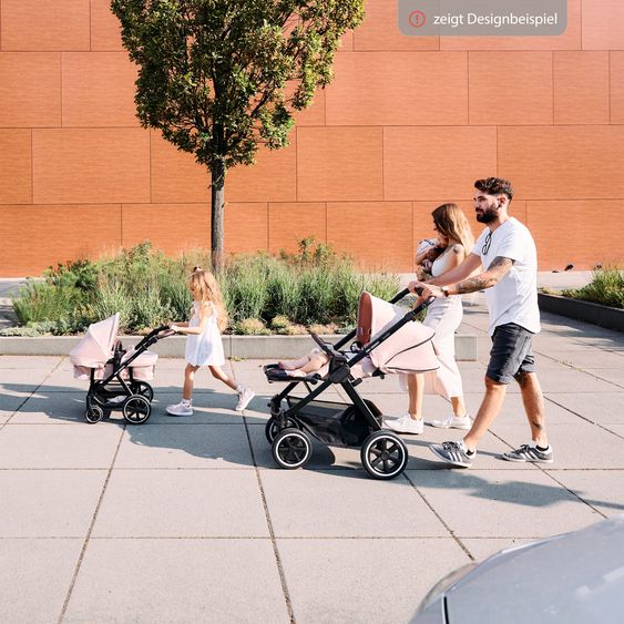 ABC Design Puppenwagen Migno - ab 3 Jahre - Pure Edition - Berry