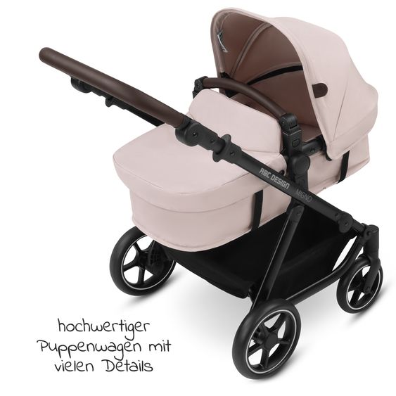 ABC Design Puppenwagen Migno - ab 3 Jahre - Pure Edition - Berry