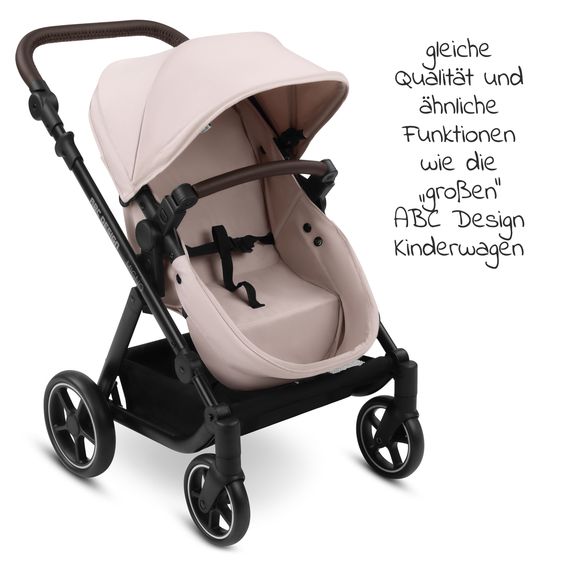 ABC Design Puppenwagen Migno - ab 3 Jahre - Pure Edition - Berry