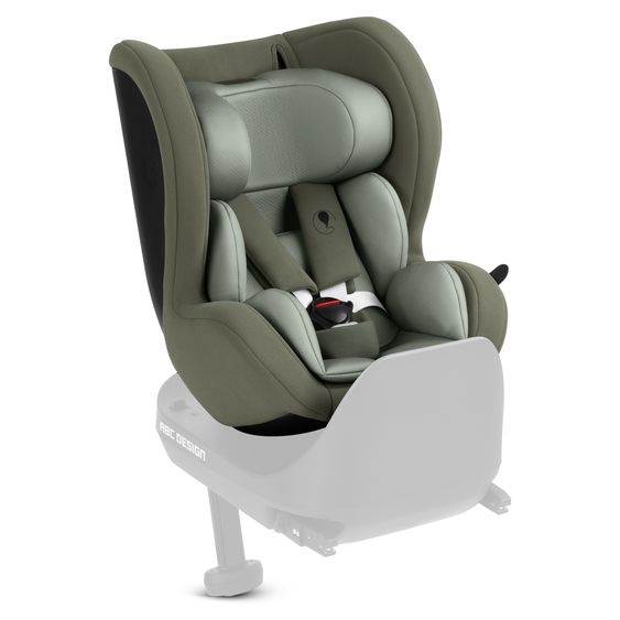 ABC Design Seggiolino per bambini Lily i-Size reboarder dalla nascita ai 4 anni (45 cm - 105 cm) con riduttore - Salvia