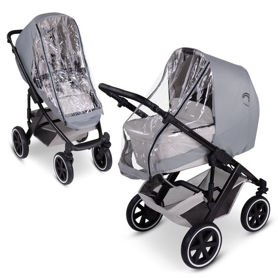 ABC Design Rain cover 4 Seasons Sport for baby carriage and baby carriage - Grey