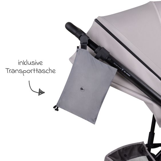 ABC Design Rain cover 4 Seasons Sport for baby carriage and baby carriage - Grey