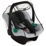 Rain cover for infant car seat Tulip - Black