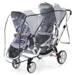 Rain cover for Zoom sibling pushchair