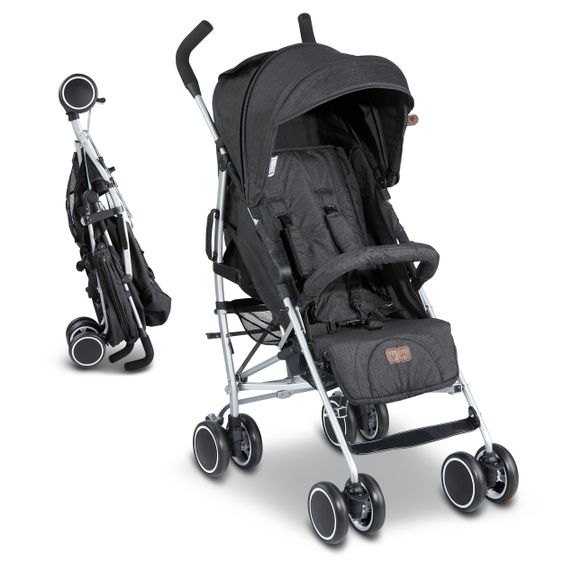 ABC Design Reisebuggy Genua mit Liegefunktion - Woven Black