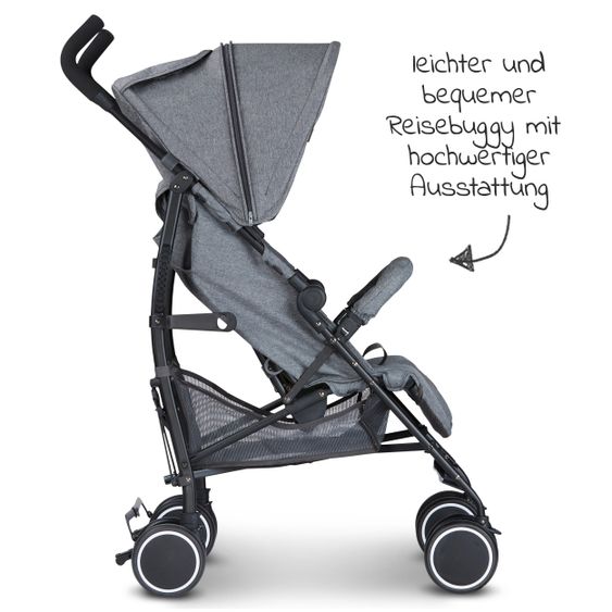 ABC Design Reisebuggy Genua mit Liegefunktion - Woven Piano