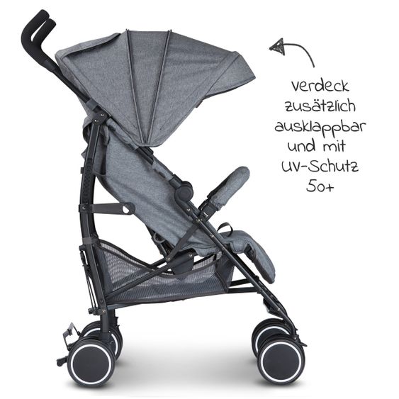 ABC Design Reisebuggy Genua mit Liegefunktion - Woven Piano