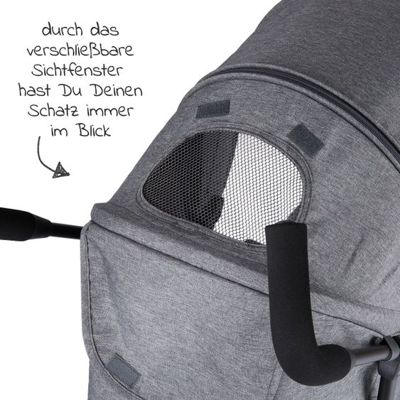 ABC Design Reisebuggy Genua mit Liegefunktion - Woven Piano