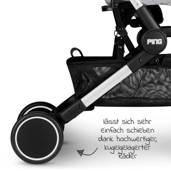 ABC Design Reisebuggy Ping - Graphite Grey