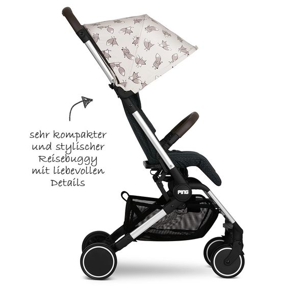 ABC Design Reisebuggy Ping inkl. Kinderwagen Organizer - Fashion Edition - Fox