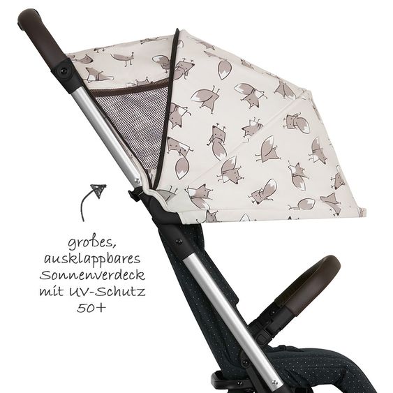 ABC Design Reisebuggy Ping inkl. Kinderwagen Organizer - Fashion Edition - Fox