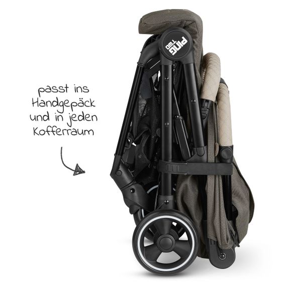 ABC Design Reisebuggy Ping Two mit flacher Liegeposition (bis 22 kg) - Diamond - Herb