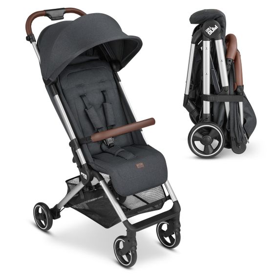 ABC Design Reisebuggy Ping Two mit flacher Liegeposition (bis 22 kg) - Storm