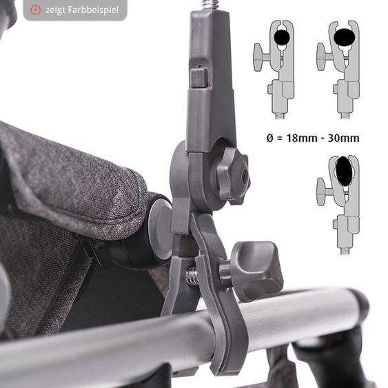 ABC Design Sonnenschirm Sunny für Kinderwagen & Buggy - Classic Edition - Ink