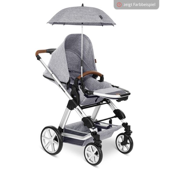 ABC Design Sonnenschirm Sunny für Kinderwagen & Buggy - Diamond Edition - Asphalt