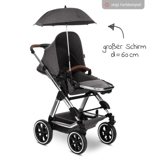 ABC Design Sonnenschirm Sunny für Kinderwagen & Buggy - Diamond Edition - Bubble