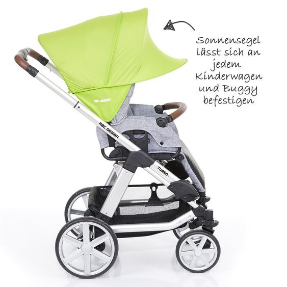 ABC Design Sonnensegel - Lime