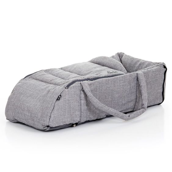 ABC Design Tragetasche Carry Soft - Woven-Grey (Circle-Line)