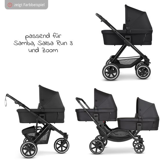 ABC Design Tragewanne für Neugeborene - passend für Zoom, Samba und Salsa 3 Run - Aloe