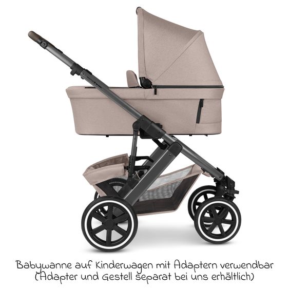 ABC Design Tragewanne für Neugeborene - passend für Zoom, Samba und Salsa Run - Pure - Camel