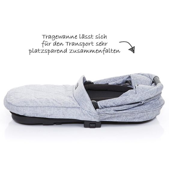 ABC Design Tragewanne Plus Black - Graphite Grey