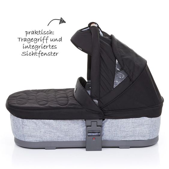 ABC Design Tragewanne Plus Graphite Grey - Black